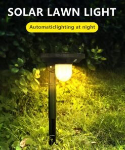 Lámpara solar exterior sensor movimiento luz cálida carcasa ABS+PC IP65