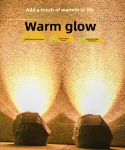 Alternative view of Luz solar piedra para jardín