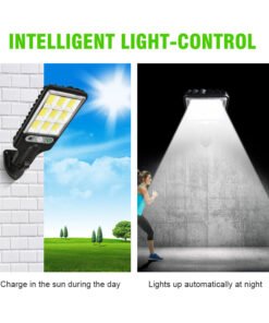 Aplique solar de pared con detector de movimiento