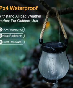 Alternative view of Lámpara solar portátil con efecto de llama