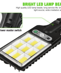 Alternative view of Lámpara solar exterior con sensor