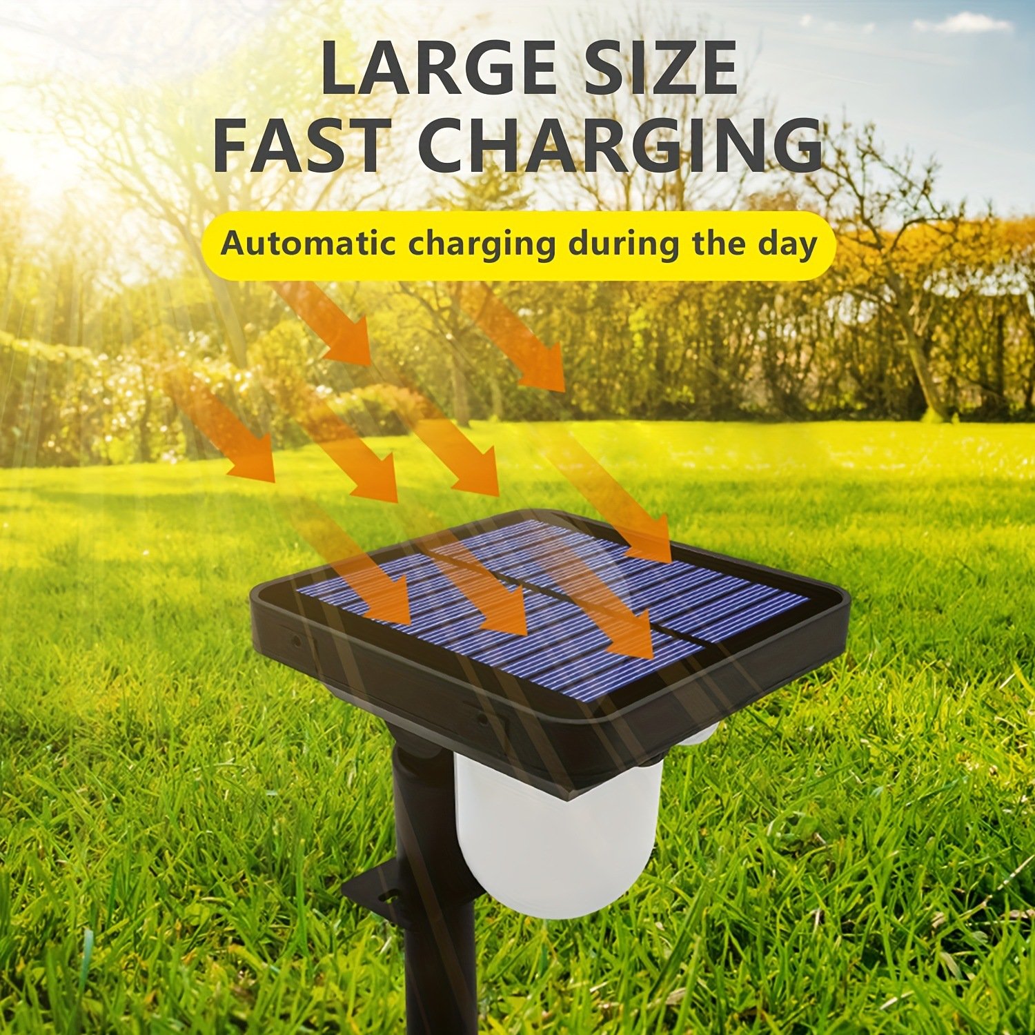 Lámpara solar exterior con detección de movimiento - Image 2